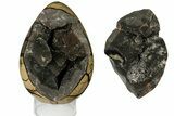 Bargain, Septarian Dragon Egg Geode - Removable Section #121276-2